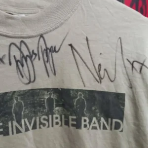 Travis - The Invisible Band Signed Medium Gently used, rare, vintage, signed